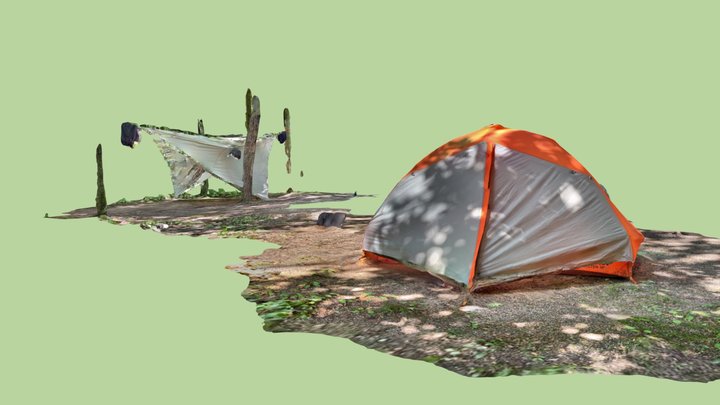 Day 45: Campsite at Kettle Morraine 3D Model