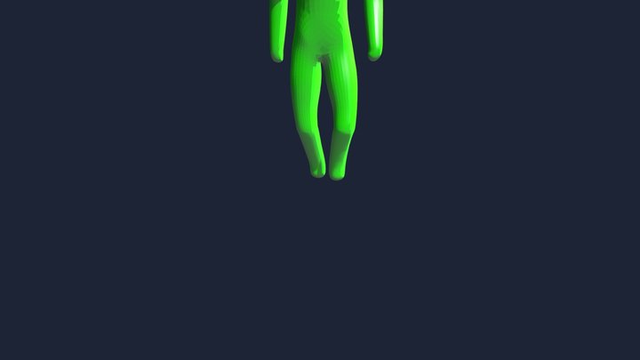 green body 3D Model