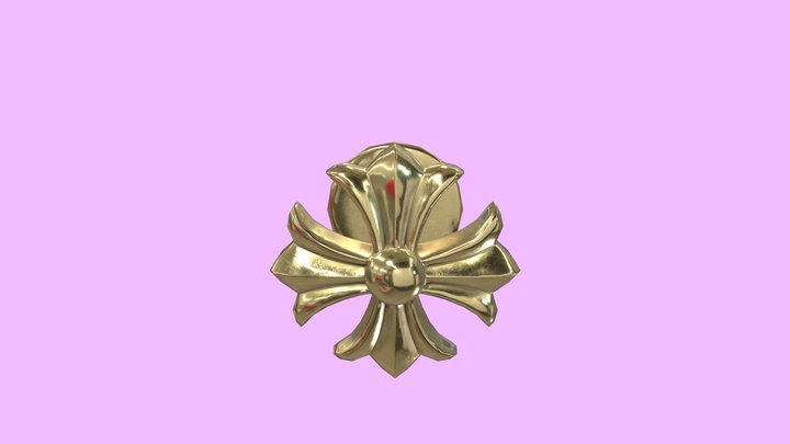 Cross Earring 3D Model