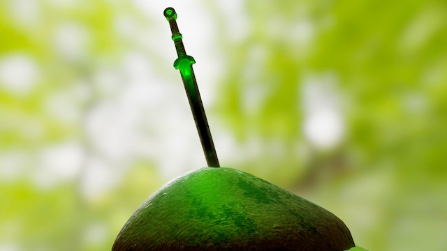 The Sword in the Stone 3D Model