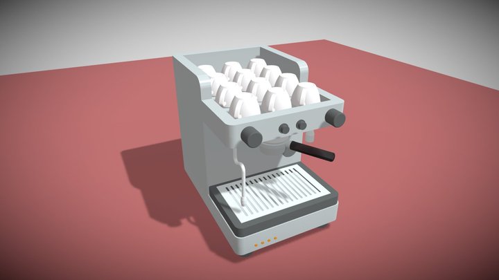 Espresso Coffee Machine 3D Model