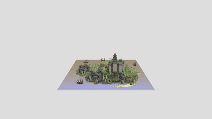Blue Kingdom 3D Model