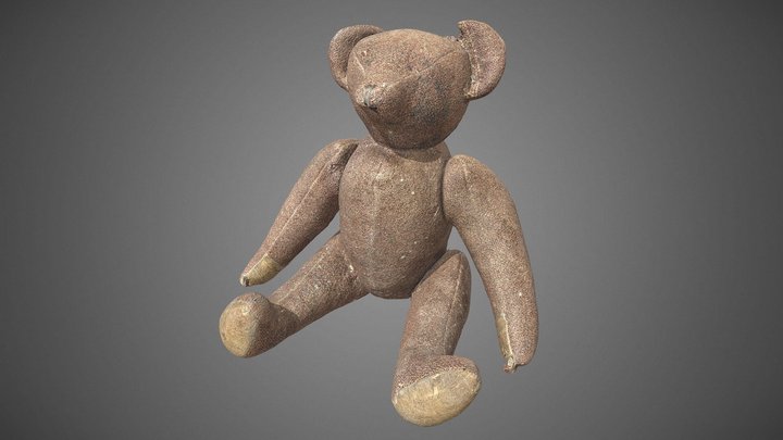 Игрушечный медведь • Toy Bear 3D Model