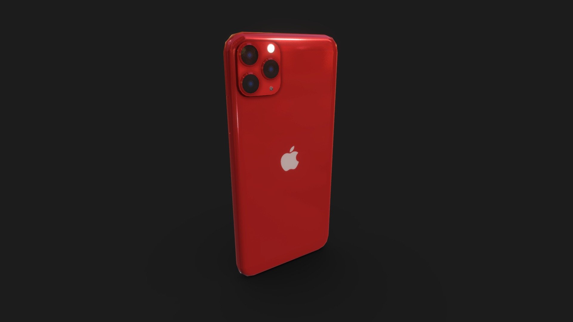 Red Iphone 11 Pro - 3D model by al_okaidi_production (@Waleed_kh313 ...