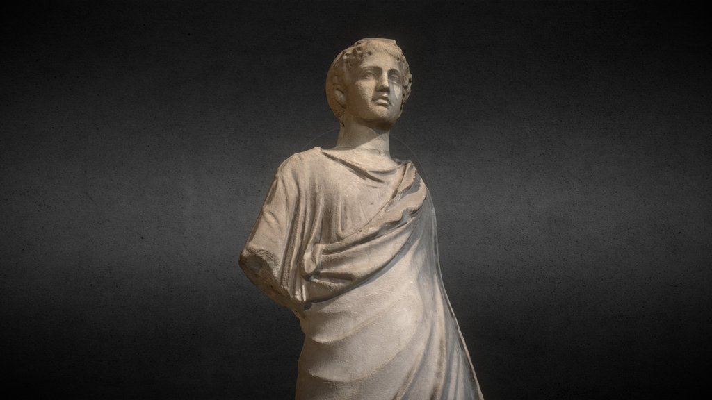 Statue of young woman