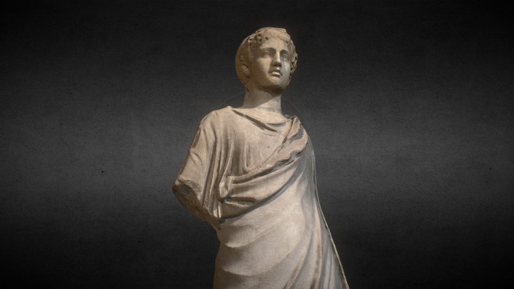 Statue of young woman – Free 3D Model STL