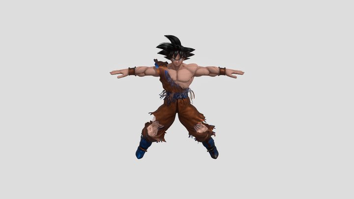 Goku Real 3D Model