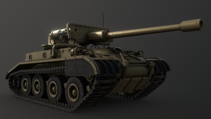 M56 Scorpion 3D Model
