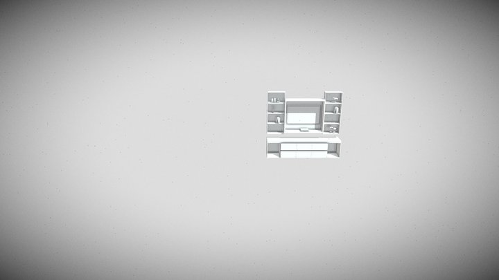 Modern TV  Shelving ModelHome Furniture Design 3D Model