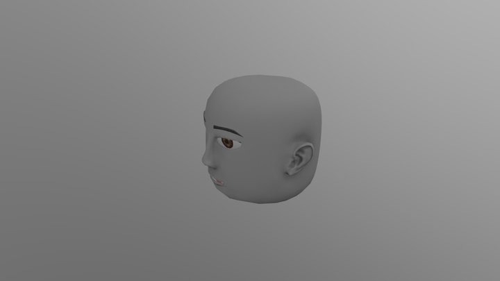 Roblox Human Head 3D Model