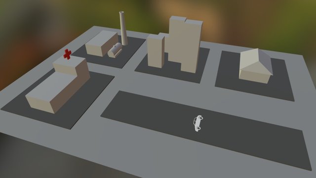 City Map v2 3D Model