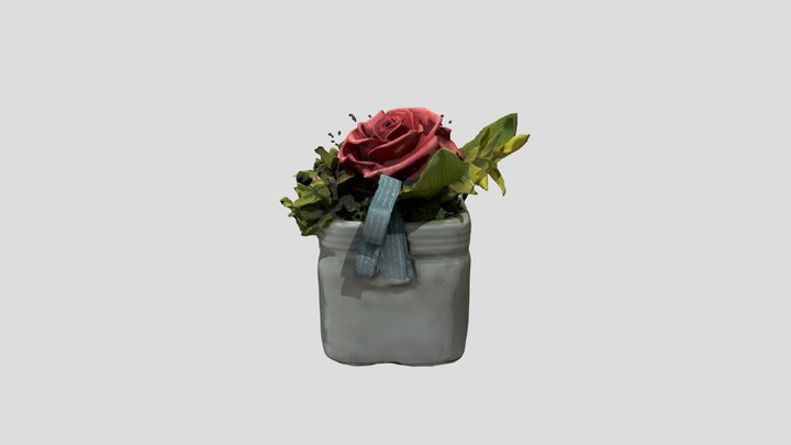 꽃 freeze dried flowers 3D Model