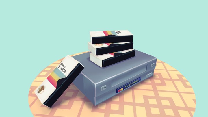 VCR retro 3D Model