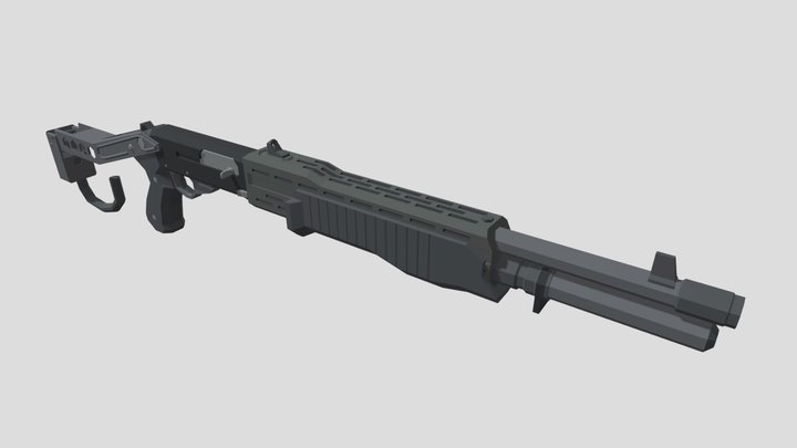 SPAS-12 shotgun 3D Model