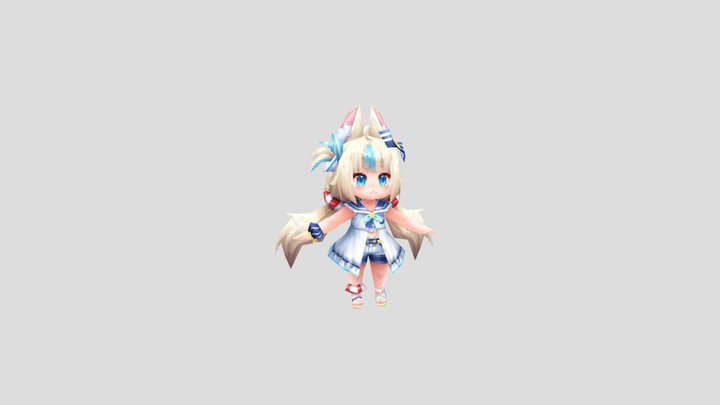 Saba lowpoly 3D Model