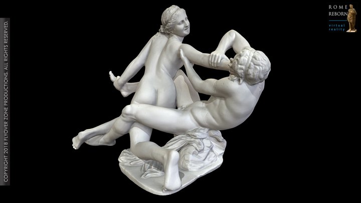 Satyr and Hermaphrodite 3D Model
