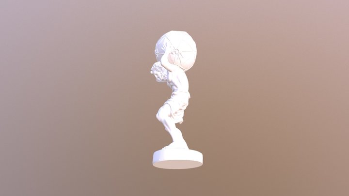 Atlas Sculpture 3D Model