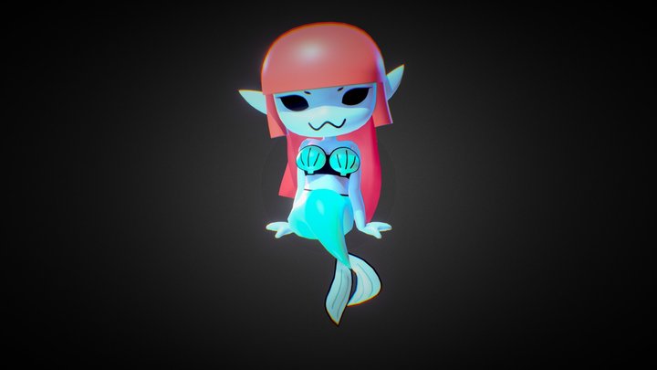 【海怪】海妖塞壬 3D Model