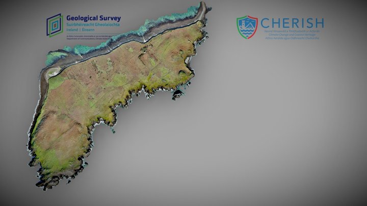 Great Saltee Wexford 2021 3D Model
