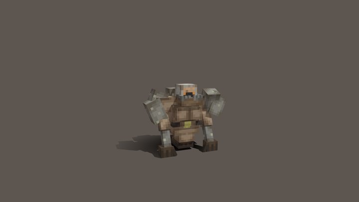 바위 트롤 3D Model