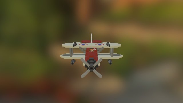 War Airplane 3D Model