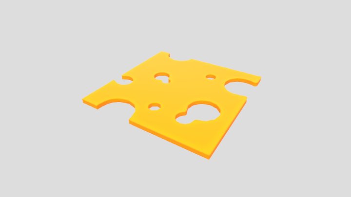 Cheese Slices 3D Model