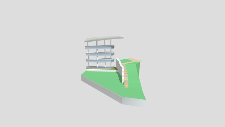 Cкетч сходів 3D Model