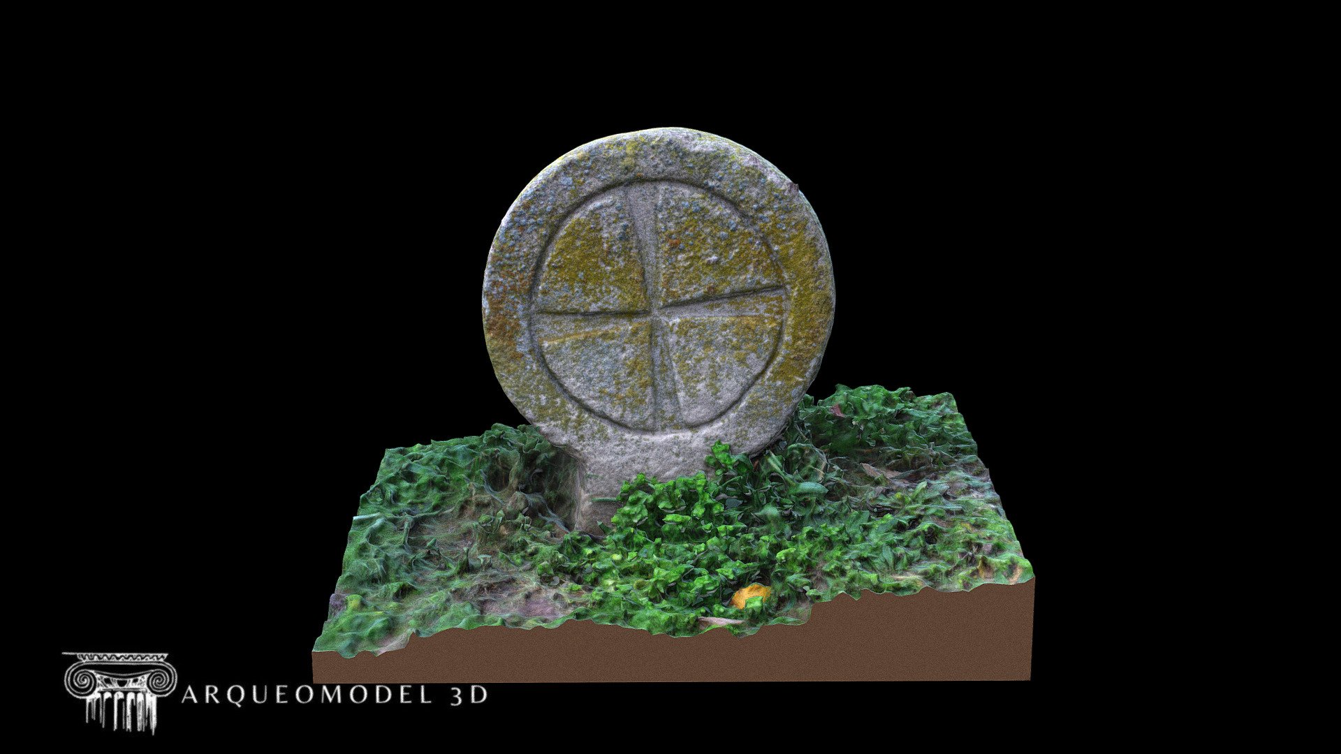 Estela Discoidea plaza de San Miguel (ESTELLA) 3D model by