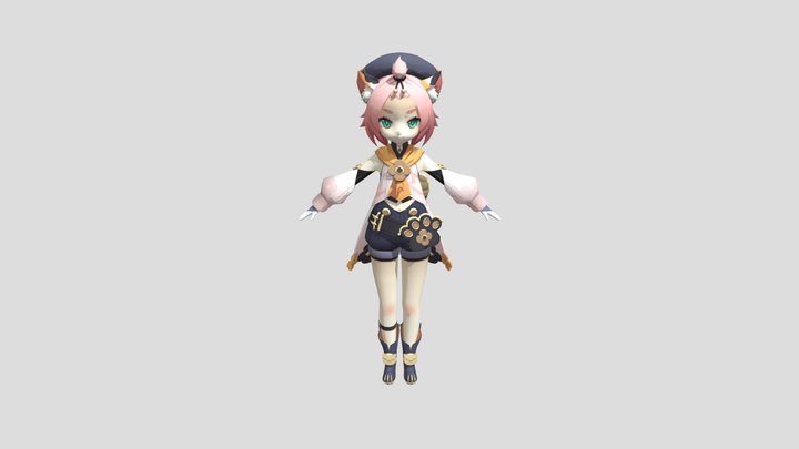 Diona FBX 3D Model