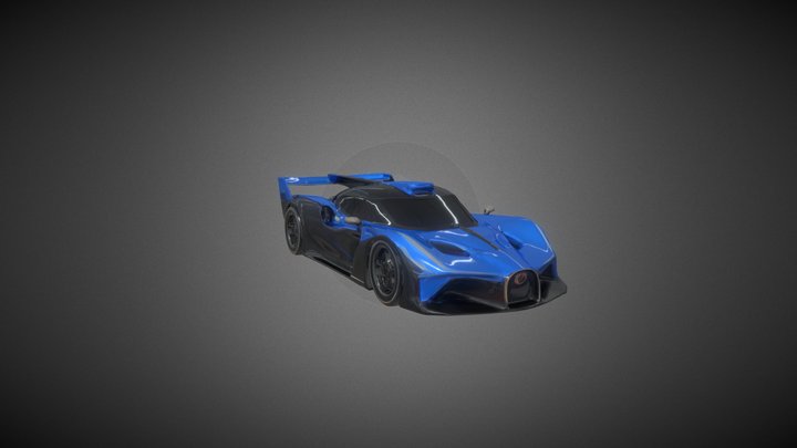 Buggati Bolide [FREE]. Hypersport Car 3D Model