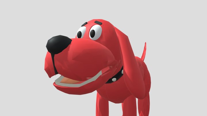 Clifford the Big Red Dog 3D Model