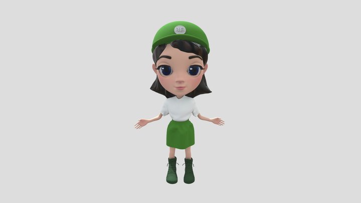 anya 3D Model