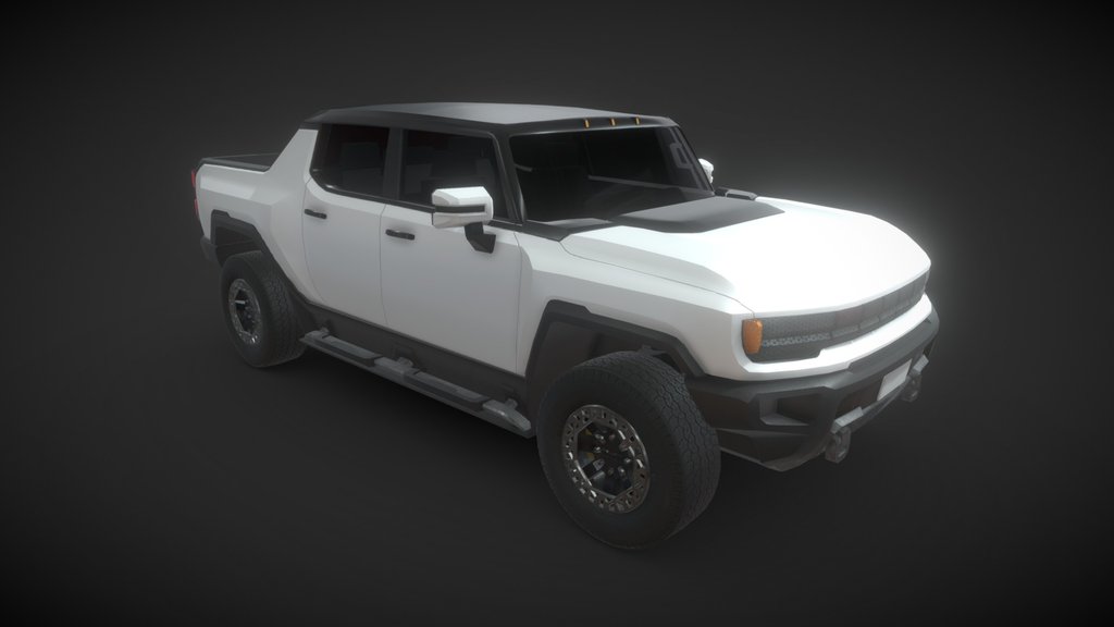 Hummer EV - Low Poly