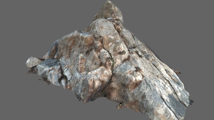 Rock - realistic 3D model of a rock 3D Model