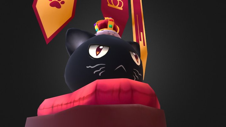 Slime Cat - Royal 3D Model