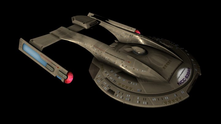 Akira Class 3D Model