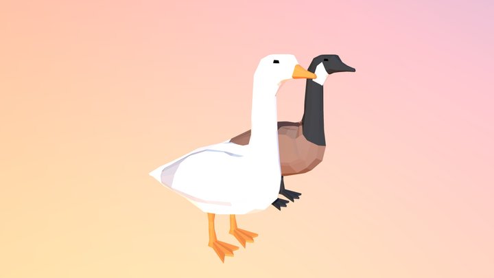 Goose from Untitled Goose Game by Cats, Download free STL model