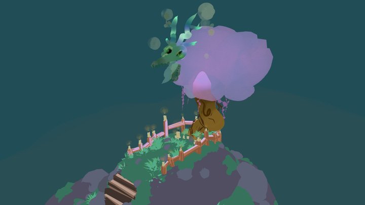 Faraway Island 3D Model