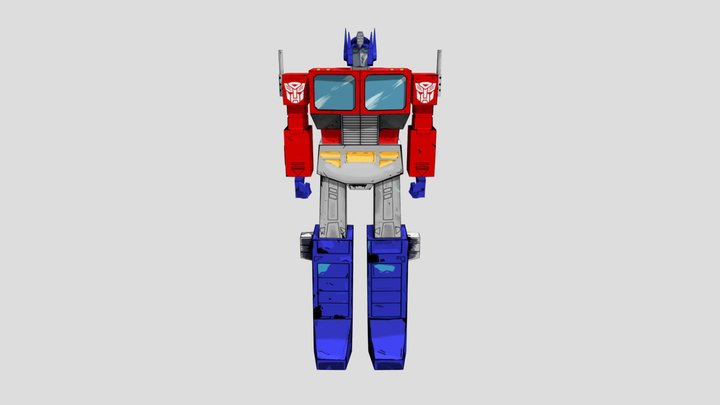Optimus Prime Skybound inspired model 3D Model