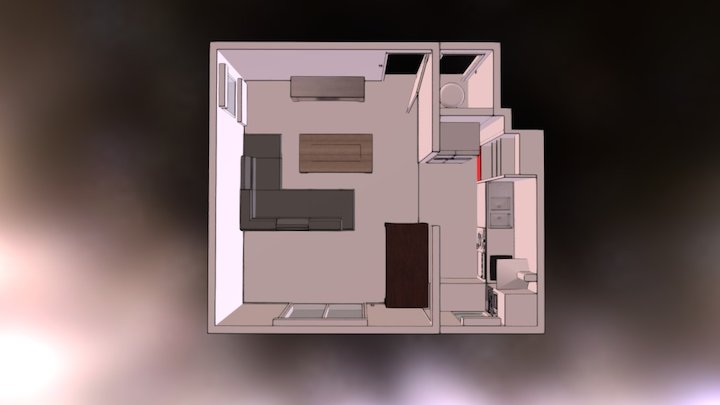 living_kitchen 5 3D Model