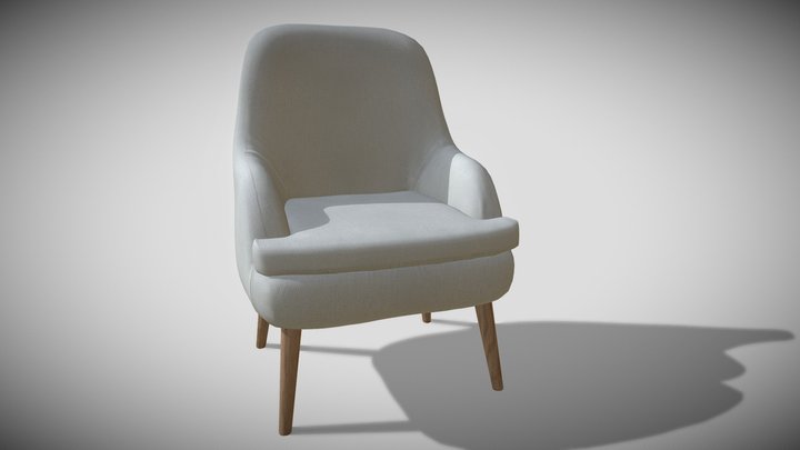 NAIVI BUTACA BEIGE 3D Model