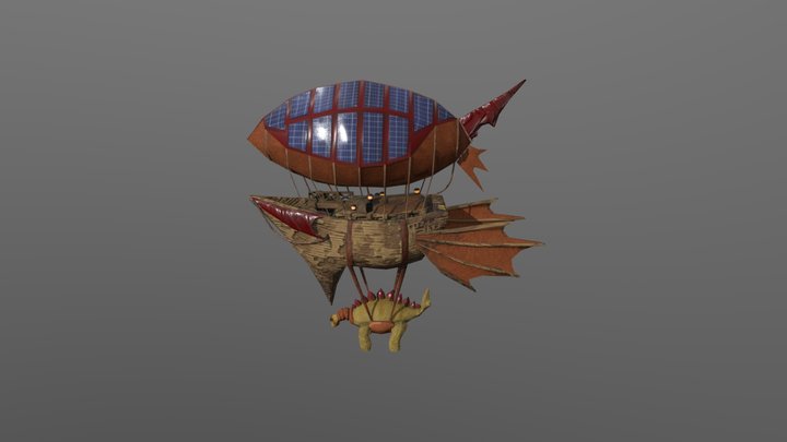 Airship 3D Model