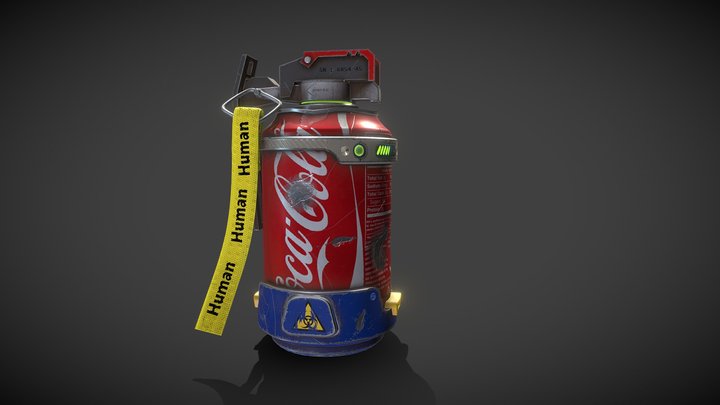 Coke Grenade 3D Model