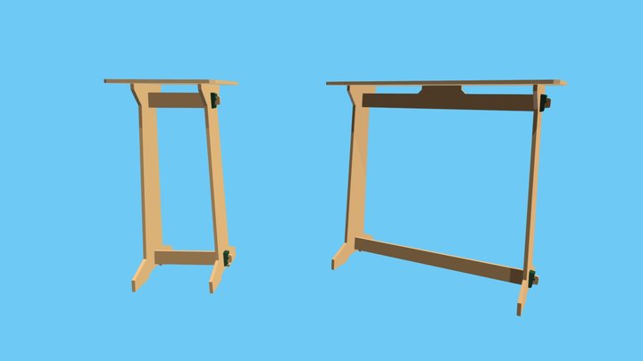 The KUSABI Plinth & Table 3D Model