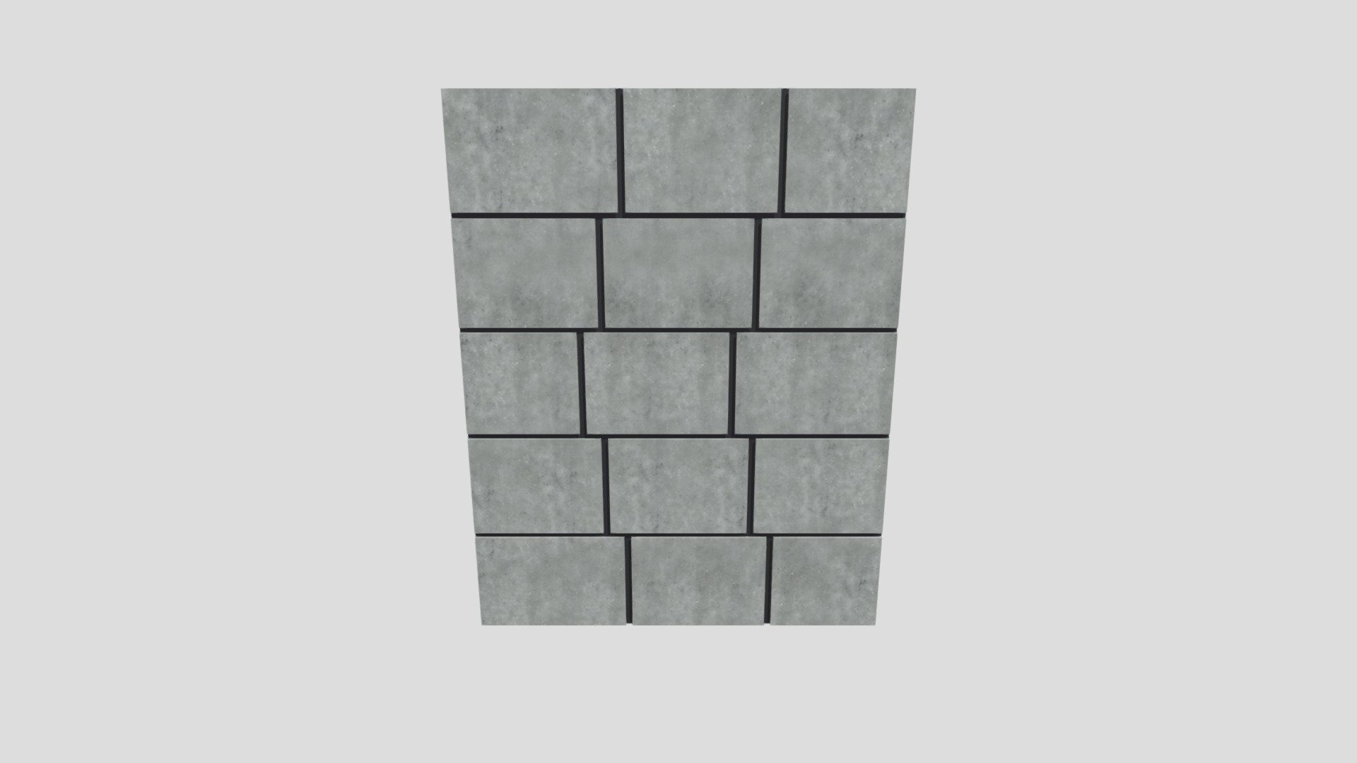 Wall (Flipped Bricks) — Sketchfab embed 3D viewer