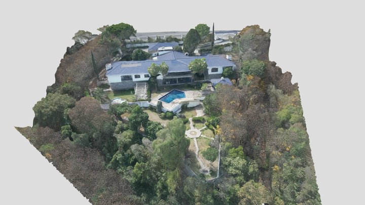 Casa azul 3D Model