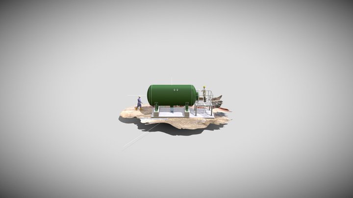 Surge vessel 3D Model