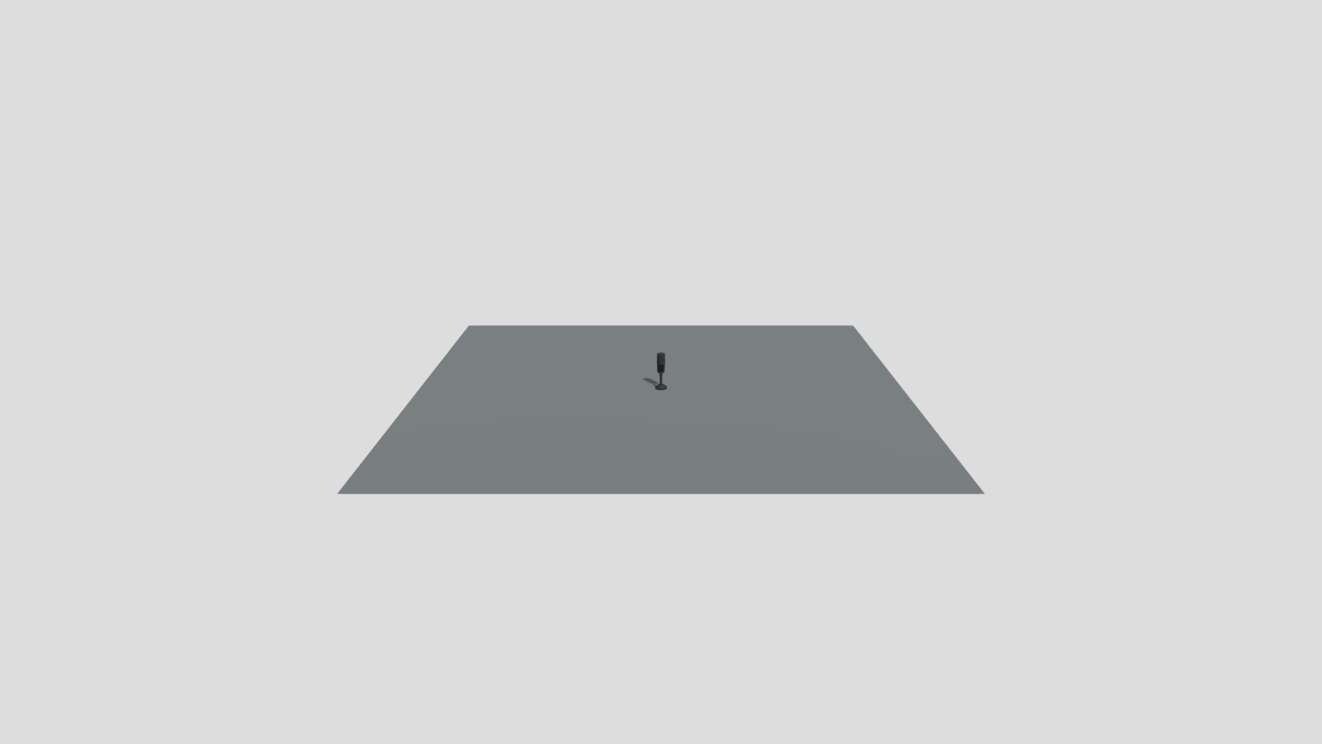 Low-Poly Studio Microphone