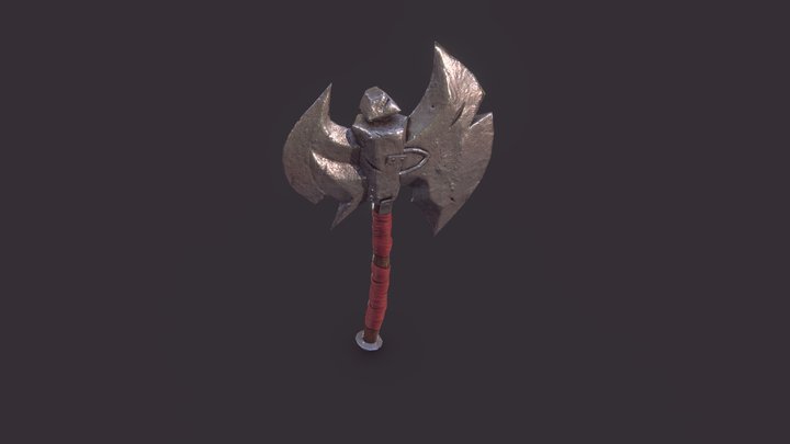 Axe Lowpoly 3D Model