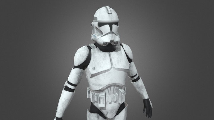 Clone trooper phase 2 3D Model